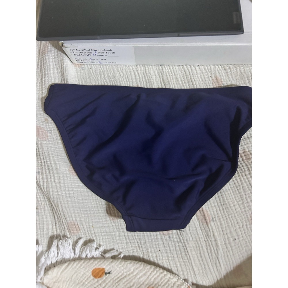 Kona Sol Bikini Bottom XS Navy Blue Swim Bottoms NWT Women's 0-2  Hipster - Picture 2 of 2